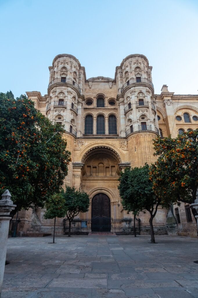 Cathedral of the Incarnation of the city of Malaga, Andalusia. Spain